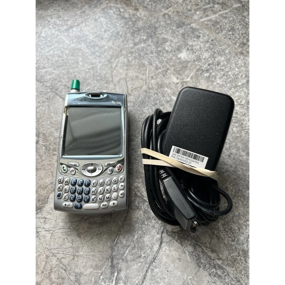 Vintage PalmOne Treo 650 Cingular Smartphone PDA w/ Charger Untested AS-IS